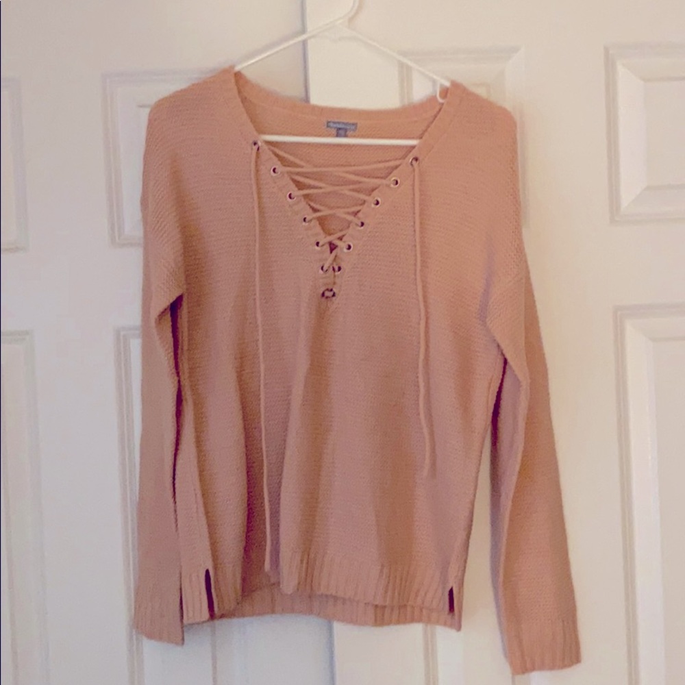 Charlotte Russe Lattice CutOut Sweater!